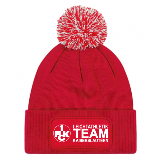 FCK Leichtathletik Snowstar Printers Beanie - Classic Red/Off White | One Size