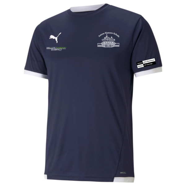 Anton-Hansen-Schule Ottweiler teamLIGA Jersey Jr - Peacoat-Puma White | 152