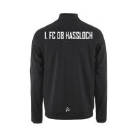 1. FC 08 Hassloch Evolve 2.0 Full zip jacket M - Black | L