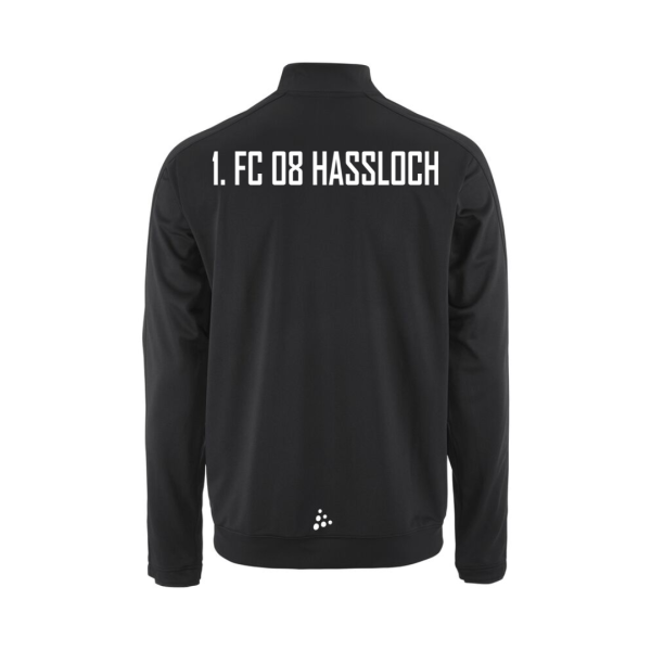 1. FC 08 Hassloch Evolve 2.0 Full zip jacket W - Black | L
