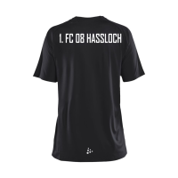 1. FC 08 Hassloch Evolve Tee JR - Black | 134/140
