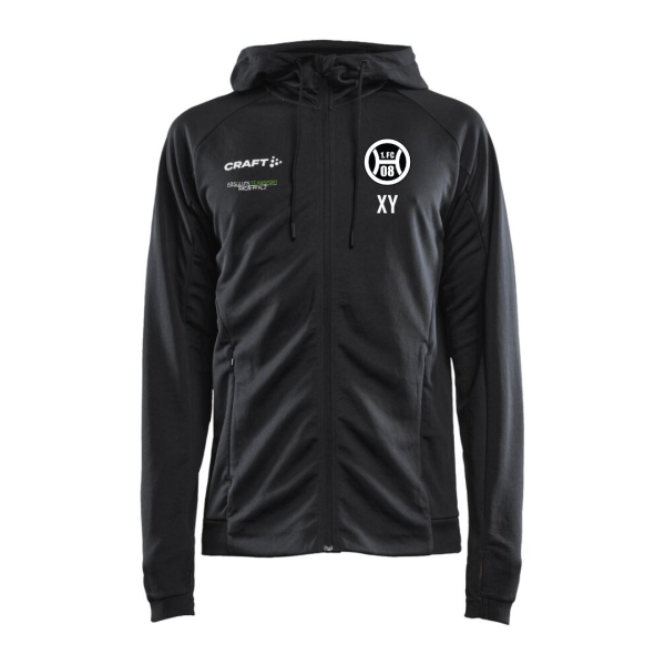 1. FC 08 Hassloch Evolve Hood Jacket M - Black | XS