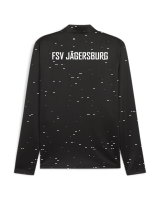 FSV Jägersburg teamGOAL Training 1/4 Zip Top Jr PUMA Black-PUMA White-Flat Dark Gray 164