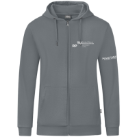 RPTU Kaiserslautern Kapuzenjacke Organic steingrau M