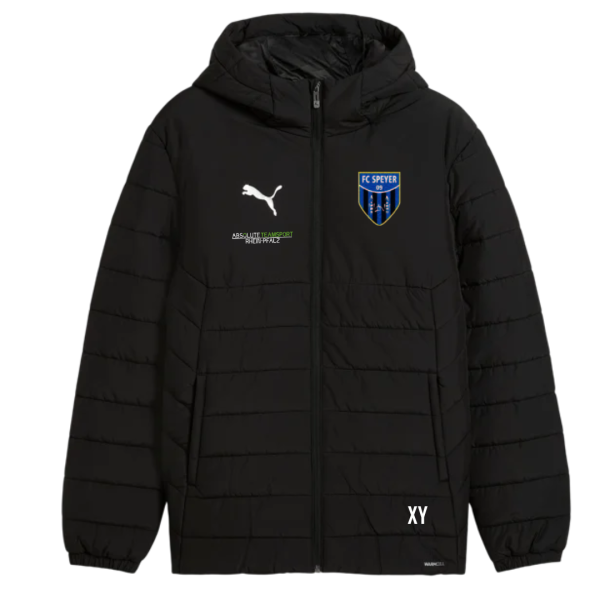 FC Speyer teamADDITIONS Hooded Padded Ja PUMA Black-PUMA Silver M
