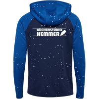 TSG Wolfstein-Roßbach hmlLEAD 2.0 ZIP HOODIE - MARINE/TRUE BLUE | L