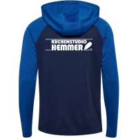 TSG Wolfstein-Roßbach hmlLEAD 2.0 ZIP HOODIE - MARINE/TRUE BLUE | XL