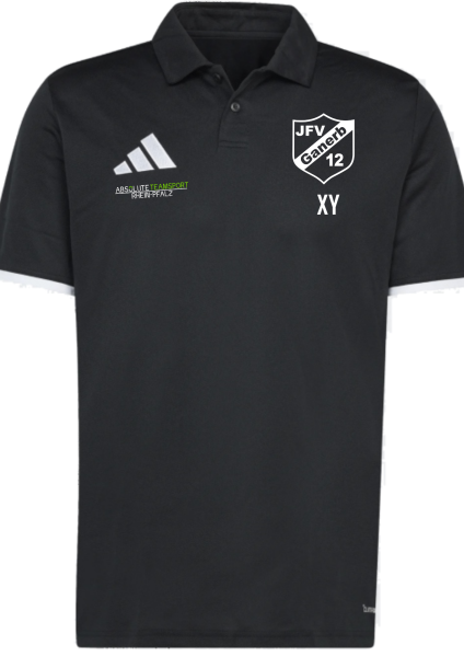 JFV Ganerb ENT26 POLO BLACK/WHITE XL