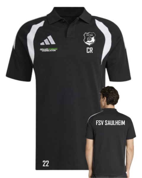 FSV Saulheim TIRO26L SWPOLO BLACK/WHITE 2XL