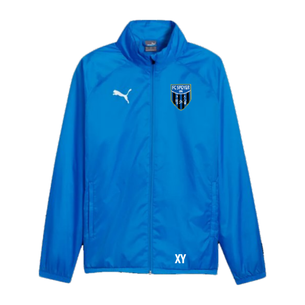 FC Speyer 09 teamGOAL All Weather Jacket - Electric Blue Lemonade-PUMA Wh | S