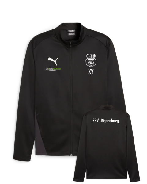 FSV Jägersburg teamGOAL Training Jacket PUMA Black-PUMA White-Flat Dar M