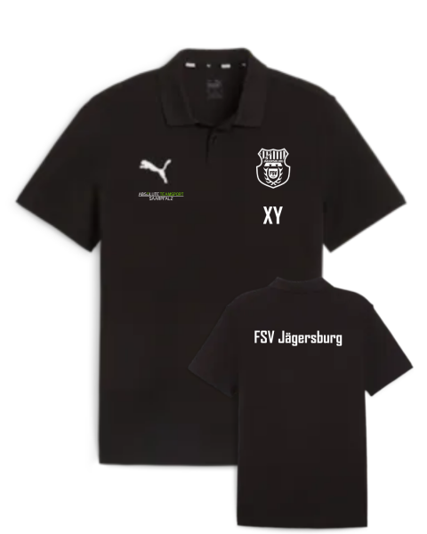 FSV Jägersburg teamGOAL Casuals Polo PUMA Black-PUMA White L